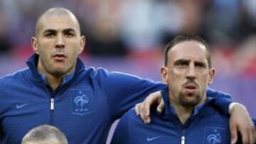 Benzema y Ribéry, pilares de Francia.