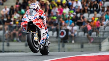 Andrea Dovizioso con la Ducati.