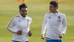 Falcao y James quieren ser los primeros en Francia y España