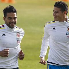 Falcao y James quieren ser los primeros en Francia y España