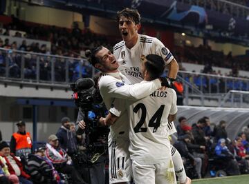 0-4. Gareth Bale celebró el cuarto gol.