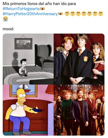 Algunos se mostraron nostálgicos por recordar lo que Harry Potter ha significado en sus vidas.