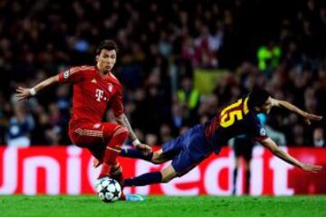 Mario Mandzukic del Bayern.