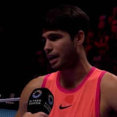 Pelos de punta y la grada con el corazón en un puño: Alcaraz cuando le preguntan por su partido contra Nadal