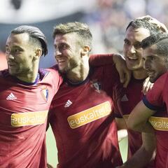Sólo una combinación dejaría a Osasuna fuera si empata