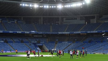 Anoeta seguirá vacío finalmente contra el Nápoles