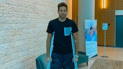 Delpo continua la rehabilitación