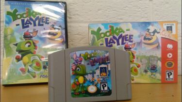 La edición de lujo de Yooka-Laylee incluye un cartucho de N64