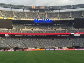 Colombia reconoce y entrena en el MetLife, estadio de Los Gigantes de Nueva York