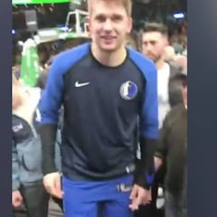 El detalle de Doncic con una pequeña fan del Madrid en Boston