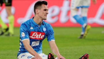 Milik con el Napolés