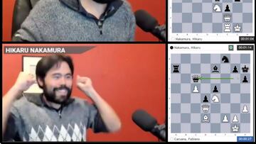 Nakamura derrota a Caruana en los 'penaltis' y es finalista