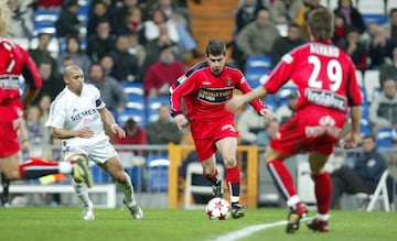 El Valladolid, que estaba en Segunda, eliminó al Real Madrid en octavos aquel año. En la ida en Pucela el partido terminó empate a 0 y en la vuelta Xavi Moré consiguió el 1-1 que clasificó a los pucelanos