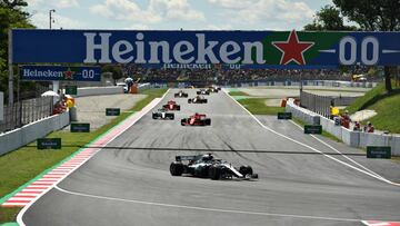 MONTMELO, SPAIN - MAY 13: Lewis Hamilton of Great Britain driving the (44) Mercedes AMG Petronas F1 Team Mercedes WO9 on track during the Spanish Formula One Grand Prix at Circuit de Catalunya on May 13, 2018 in Montmelo, Spain.  (Photo by David Ramos/Getty Images)