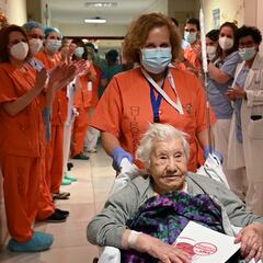 Supera la COVID-19 con 104 años