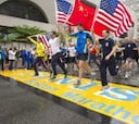 3.000 personas cubren la milla final de la Maratón de Boston