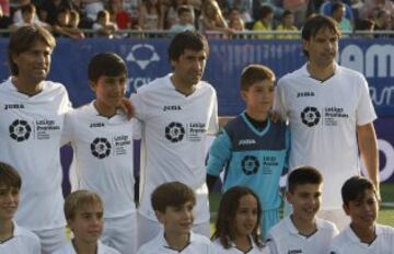 Julen, Raúl y Morientes.