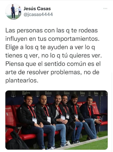 Mensaje enigmático del exsegundo de Luis Enrique