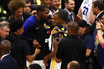 Kevin Durant y Andre Iguodala 