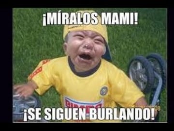 Memes creados por aficonados de Pumas para América