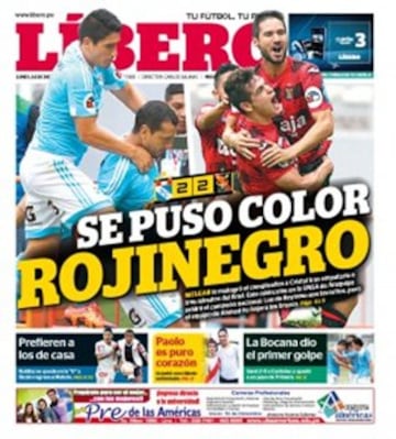 Portadas de la prensa mundial