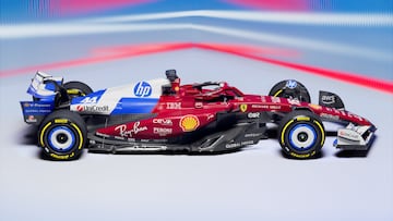 La decoración especial de la Scuderia Ferrari para el GP de Miami.