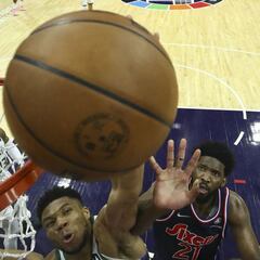 Giannis stops Joel Embiid as the Bucks grab late win against 76ers