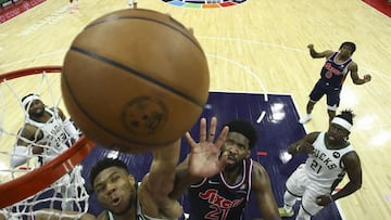 In what could be called the 'Battle of the MVPs' it was the Bucks' Giannis Antetokounmpo, who got the better of Joel Embiid and the 76ers on Tuesday night.
