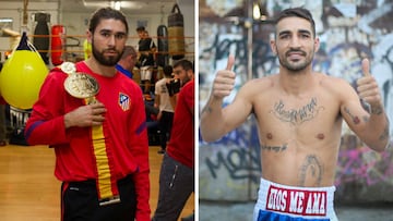 &Aacute;lvaro Rodr&iacute;guez pelea ante Felipe Castro por el Nacional del supergallo en el Casino Gran Madrid.