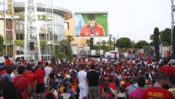 Los partidos de la Selección no se podrán ver en Barcelona en pantallas gigantes.