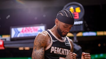 Alexander-Walker, Johnson and Okongwu led the way for Detroit against Atlanta at State Farm Arena.