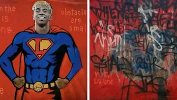 Vandalizan 'virtualmente' el mural de Lamine Yamal en Barcelona - AS.com