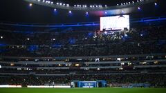 Entrada en el estadio Azteca en el América-Monterrey