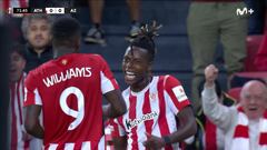 Por esto se quedó Nico en el Athletic: el gol de los Williams para delirio de San Mamés