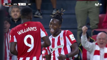 Por esto se quedó Nico en el Athletic: el gol de los Williams para delirio de San Mamés