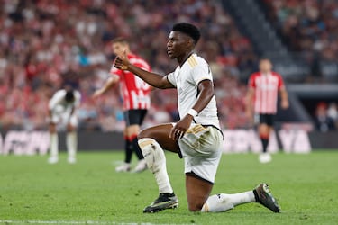 Aurélien Tchouaméni in line for a first team place in Carlo Ancelotti’s Real Madrid