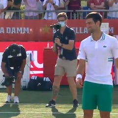 Viene de Roland Garros, juega el dobles en casa de Nadal y acaba así: tremendo aquí de Djokovic