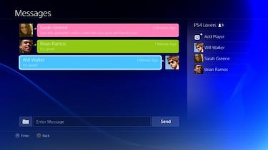 Así es la interfaz de usuario de PlayStation 4