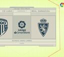 Resumen y goles del Lugo vs Zaragoza de LaLiga SmartBank
