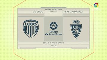 Resumen y goles del Lugo vs Zaragoza de LaLiga SmartBank