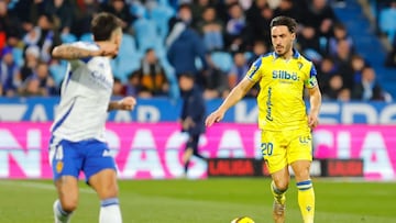 Partido de la jornada 25 de LaLiga Hypermotion entre Zaragoza y Cádiz.