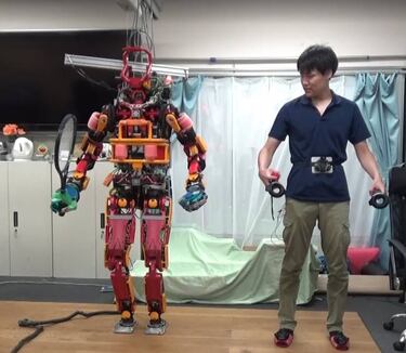 Controlan un robot de rescate con los mandos de HTC Vive