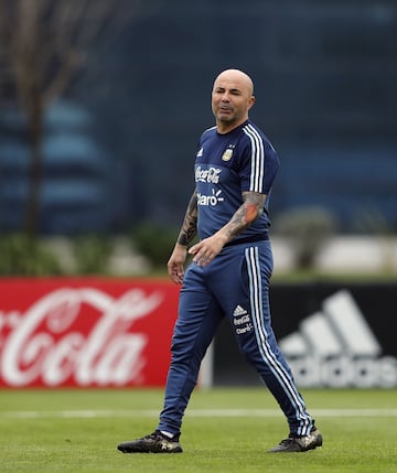 El entrenamiento de la Selección en Ezeiza, en imágenes