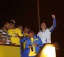 Celebración del ascenso de Las Palmas