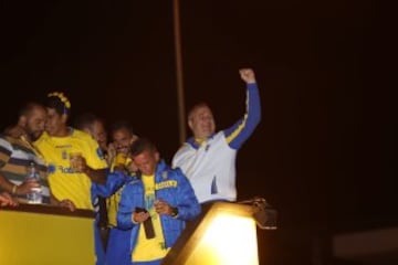 Celebración del ascenso de Las Palmas