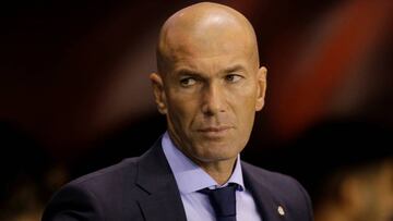 Zidane, entrenador del Real Madrid.