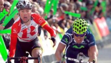 José Joaquín Rojas (derecha)