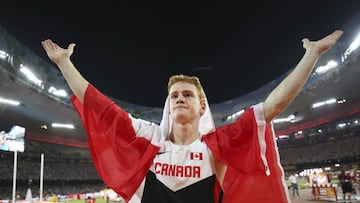 The Canadian was world champion in 2015, 10th in the Rio Games and his personal best of 6.00 m is still Canada’s national record.