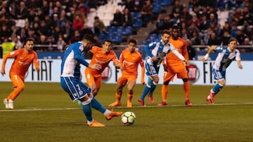 06/04/18 PARTIDO PRIMERA DIVISION
 DEPORTIVO DE LA CORU&Ntilde;A - MALAGA 
 GOL 1-0 LUCAS PEREZ PENALTI 