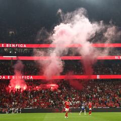 El Benfica y su masa social txuri-urdin